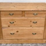 English style chest of drawers 1920 pine and pitchpin