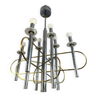 Sciolari (20th century): chandelier with eight lights