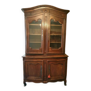 Buffet deux corps vitré