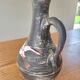 Rare signed ceramic and enameled porcelain pitcher