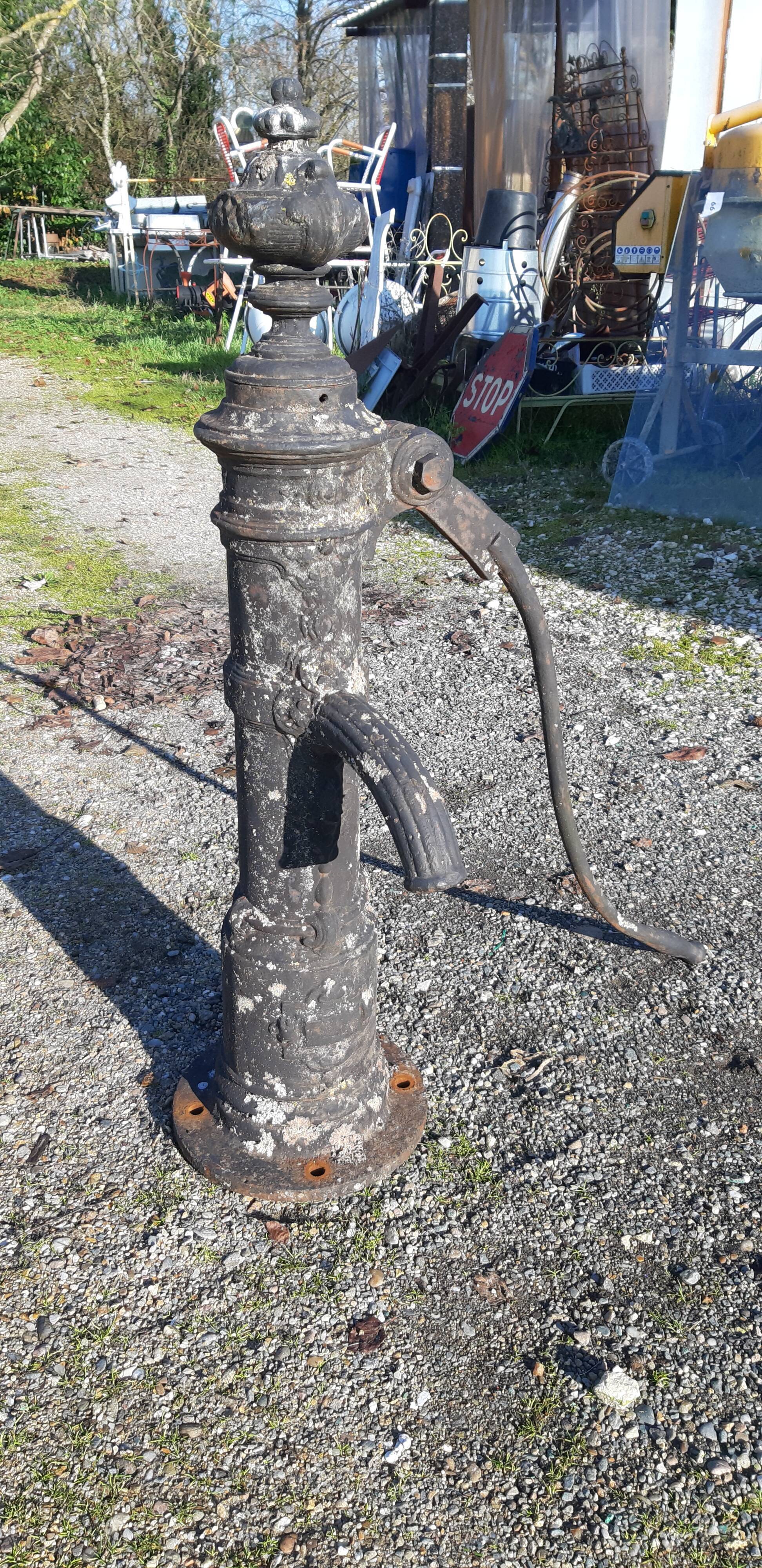 Well pump cast iron 19th