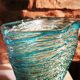 Mid-century stunning vase in hand-worked Murano glass by Sergio Costantini with the rare original certificate. Made in Murano, Italy.