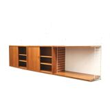 Vintage wall system / wall unit / sideboard by Nisse Strinning for String, Sweden 1950