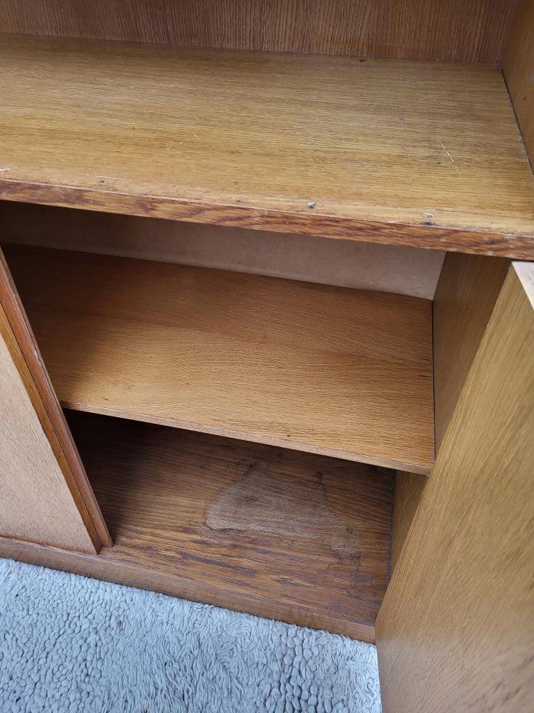 Vintage display bookcase 1960