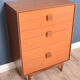 Restored Retro Teak 1960s LB Kofod Larsen Teak Chest Of Drawers G Plan