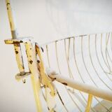Old wrought iron cradle