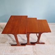 Set of 3 nesting tables in teak, Gplan, 1960s.