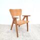 Fauteuil enfant vintage en bois 1960