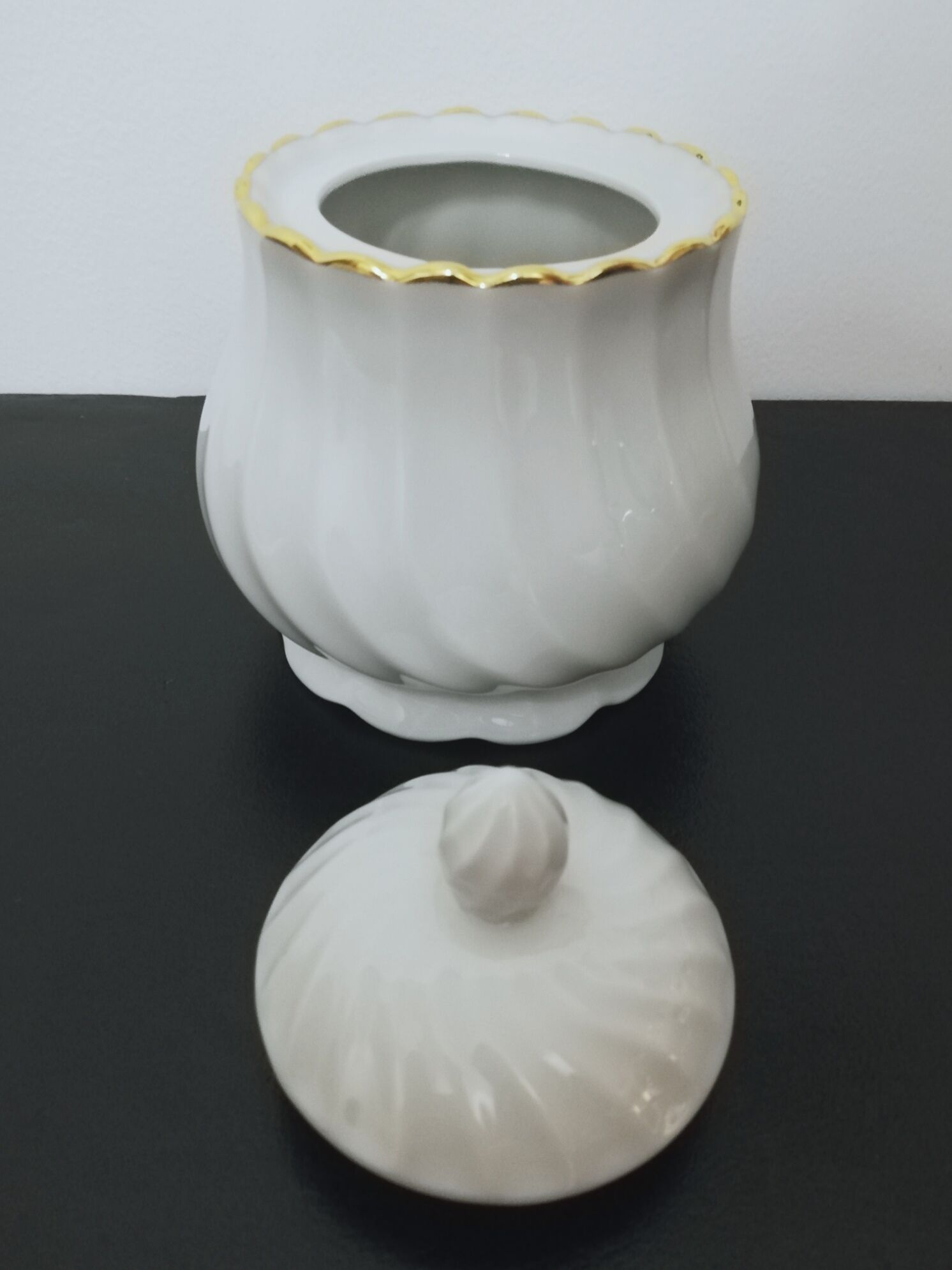 Porcelain coffee service by Philippe Deshoulieres