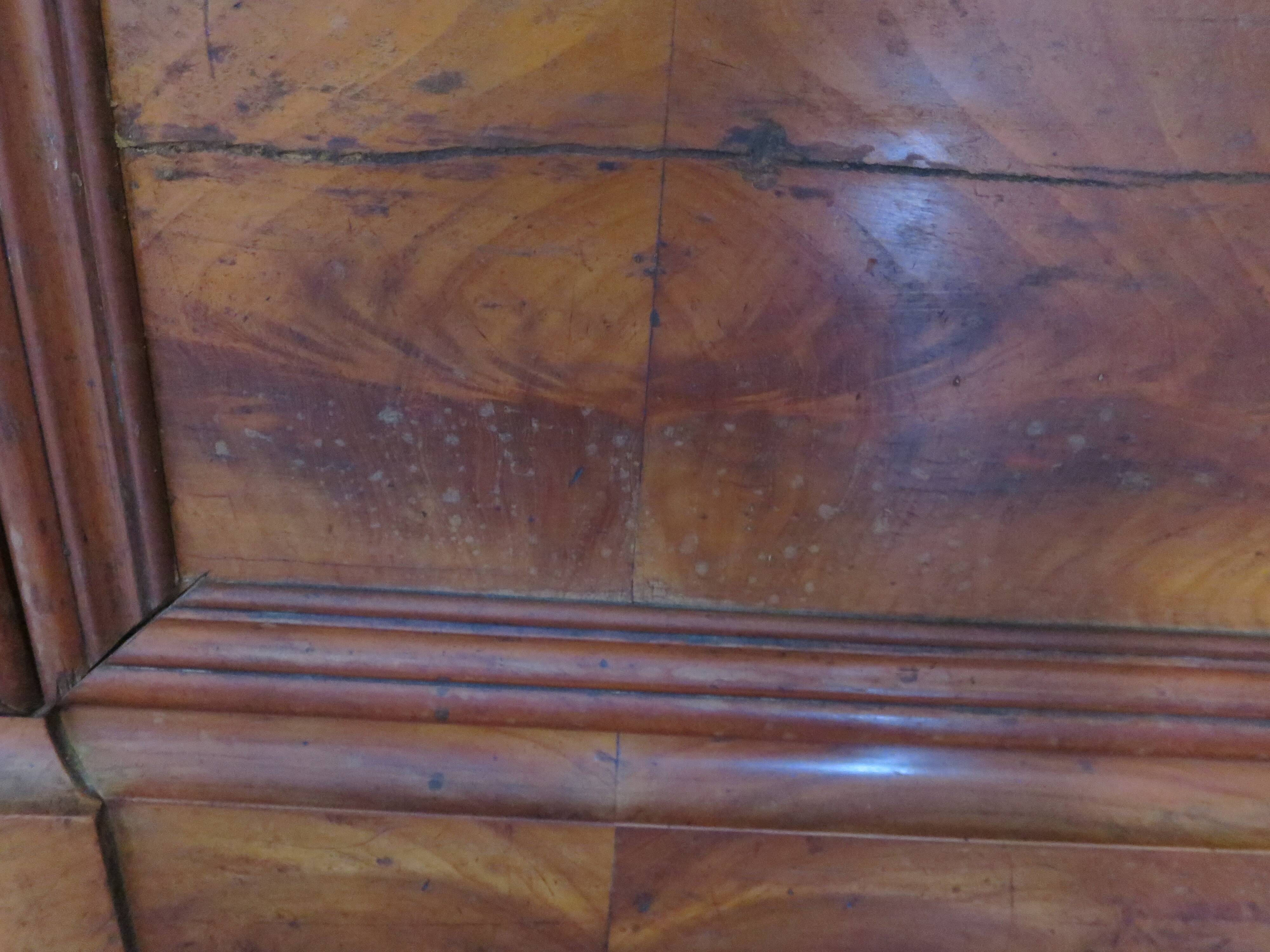 Antique trunk bench - Louis Philippe style - trunk seat - solid wood