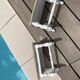Lot de 2 petits tabourets relookes maison de campagne