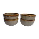 Set de 4 bols Vallauris en grè émaillé