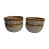 Set of 4 bowls Vallauris in gre enamelled