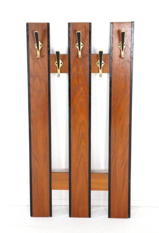 Wall coat rack 'Erika' - mid century modern - vintage