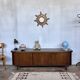 Enfilade vintage hifi tv stand compass feet