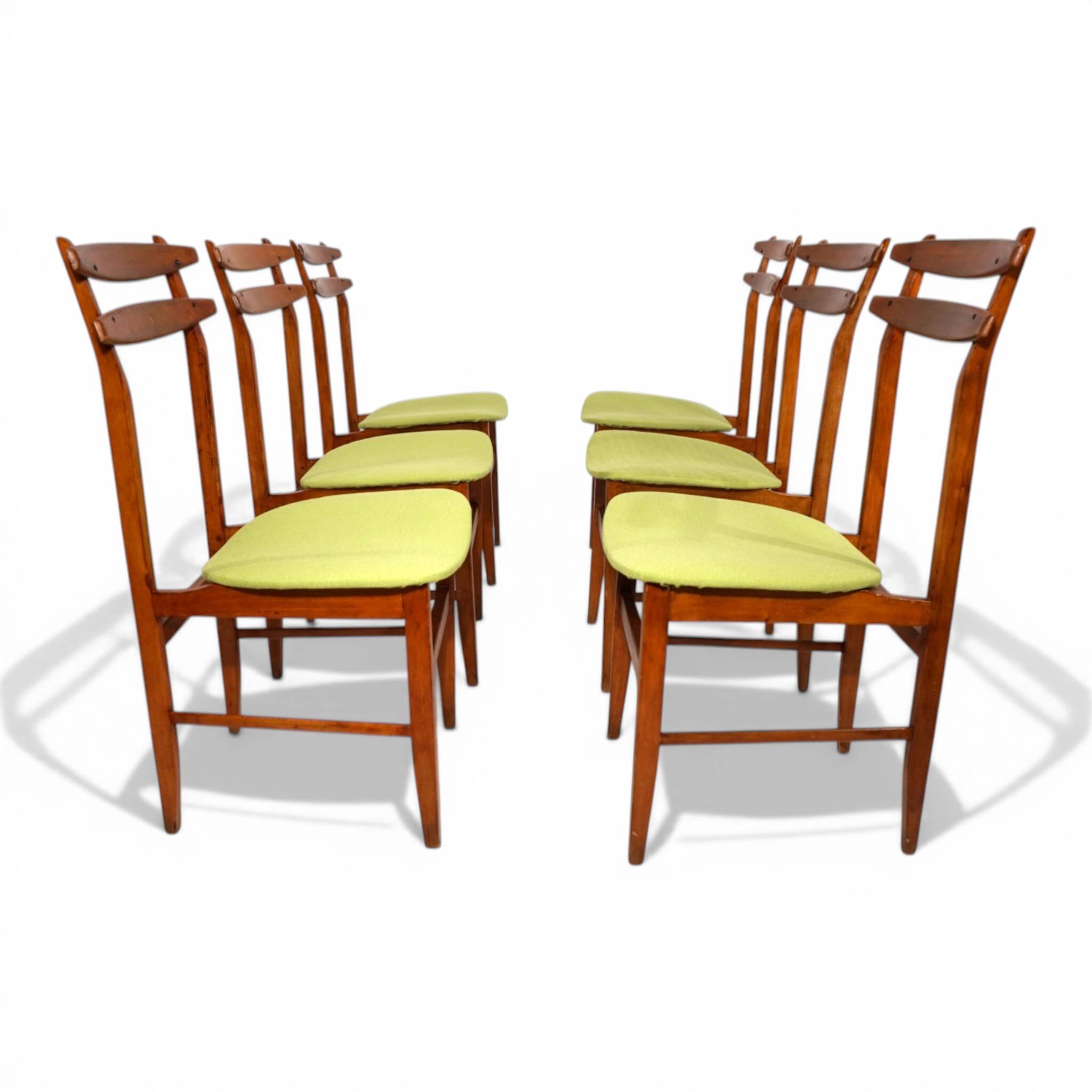 Set of 6 dining chairs by Amma Torino, 1960