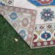 Vintage Turkish Oushak rug 190x205 cm