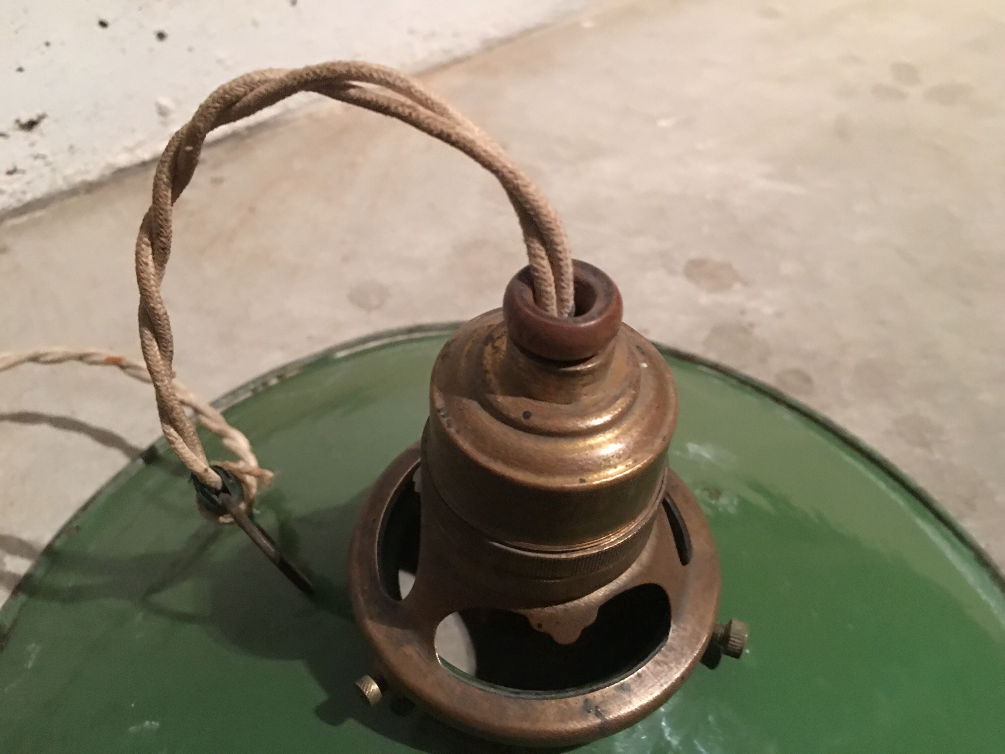 Hanging lamp bowl 50 years