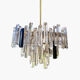 Venini trihedron chandelier in Murano glass