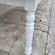 Rustic farmhouse bistro table in oak with Louis Philippe legs - 2m