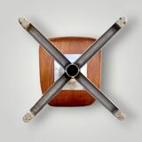 Antique Pagholz molded wood children's chair - mini Smiley chair