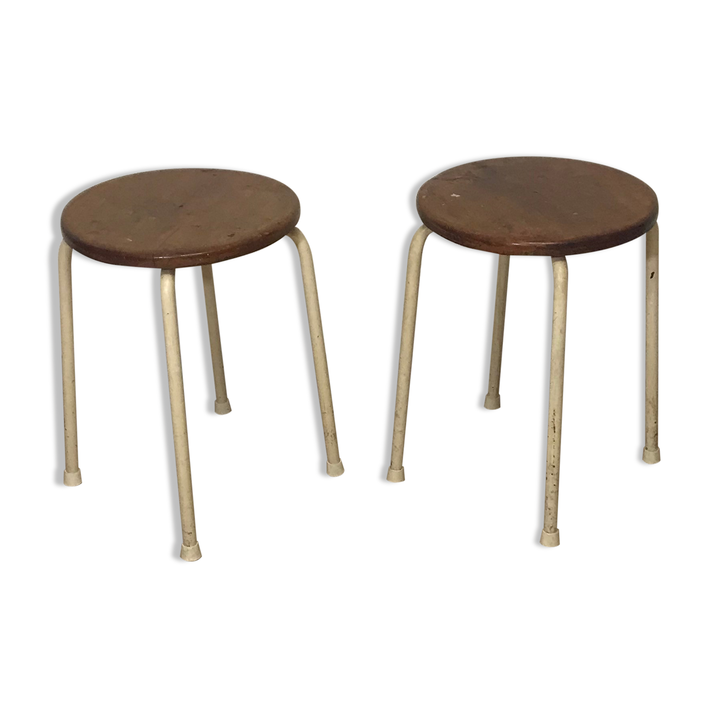Pair of industrial stools