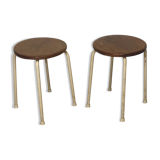 Pair of industrial stools