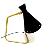 2 lampes de table cocotte noir