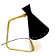 2 lampes de table cocotte noir