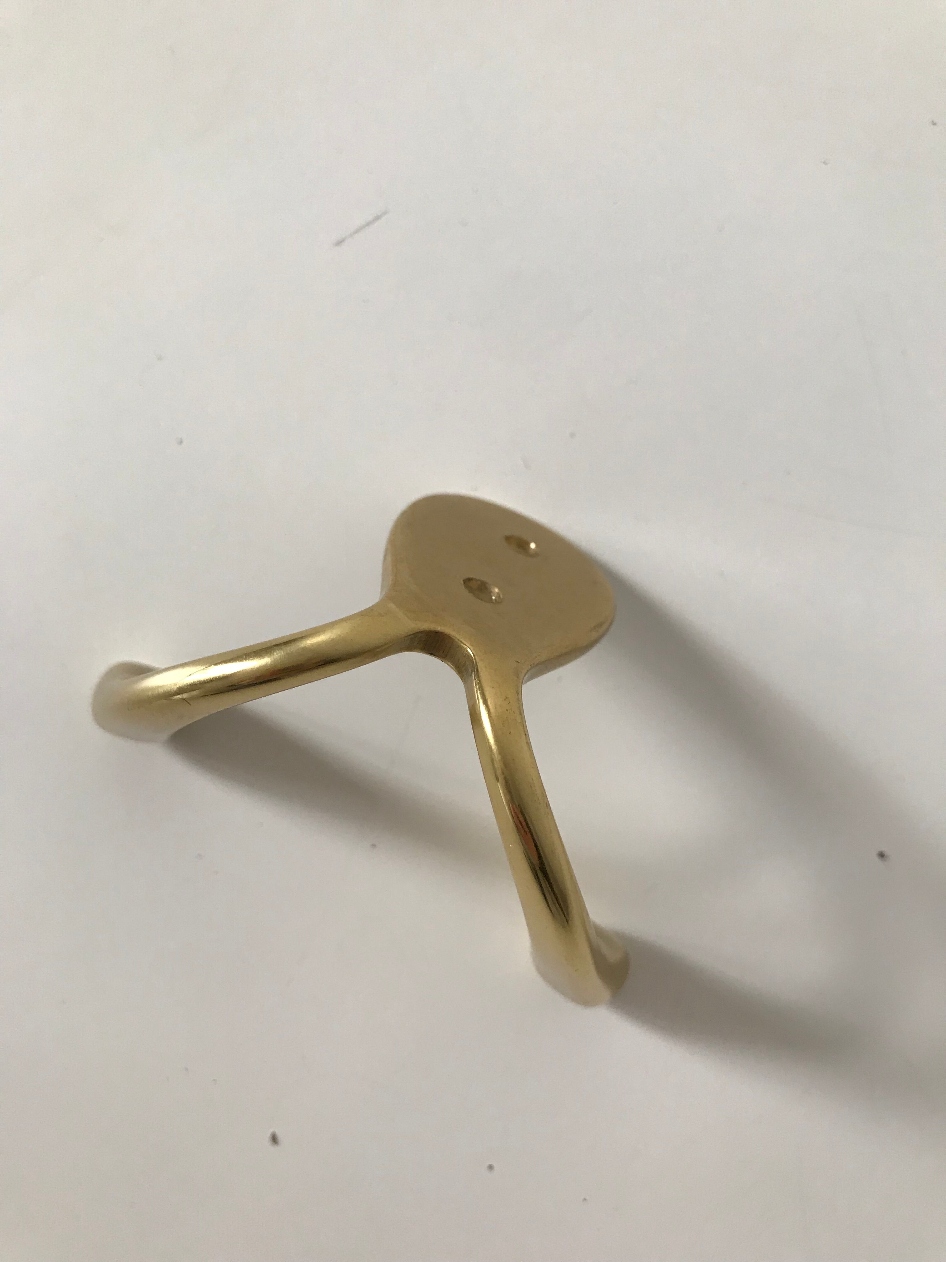 Brass hanger