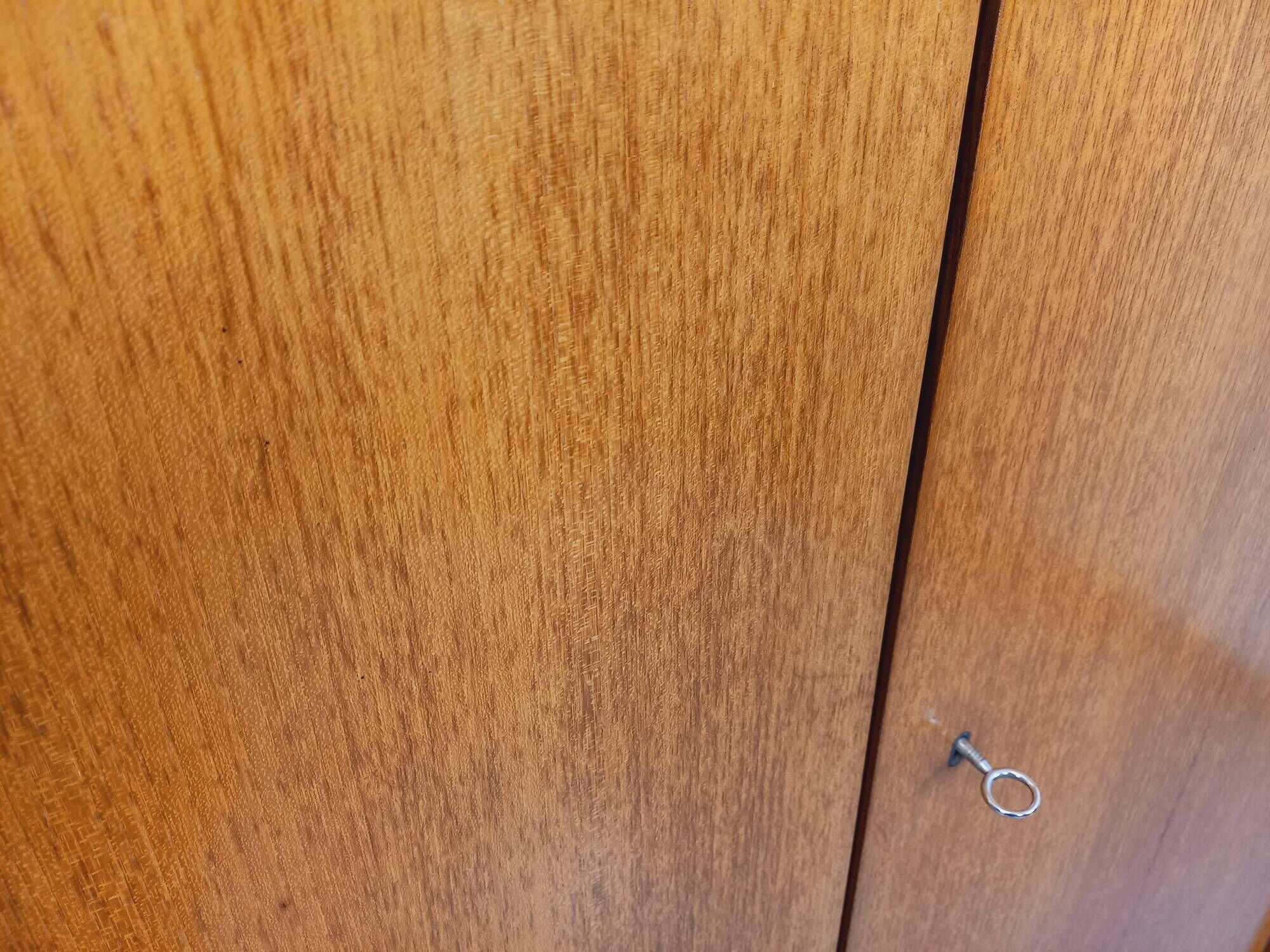 Vintage Scandinavian-style teak wardrobe from the 1960s