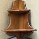 Pair of vintage corner shelves