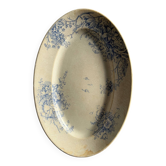 Plat de présentation ancien décors floral