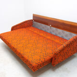 Canapé-lit pliant du milieu du siècle, années 1960, Tchécoslovaquie