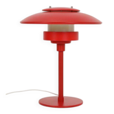 Rare lampe de bureau/table Lyskær rouge / design danois moderne / années 1970 / 1980 / postmoderne