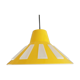 Yellow 80s plastic pendant lamp