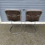 Pair of designer chairs from Cidue Italy