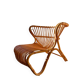 Fauteuil en rotin design danois