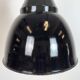 Industrial Black Enamel Bauhaus Pendant Lamp, 1930s
