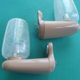 Pair of vintage bathroom wall lights from Germany in the 70s