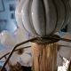Lustre fleurs et miroir 70'