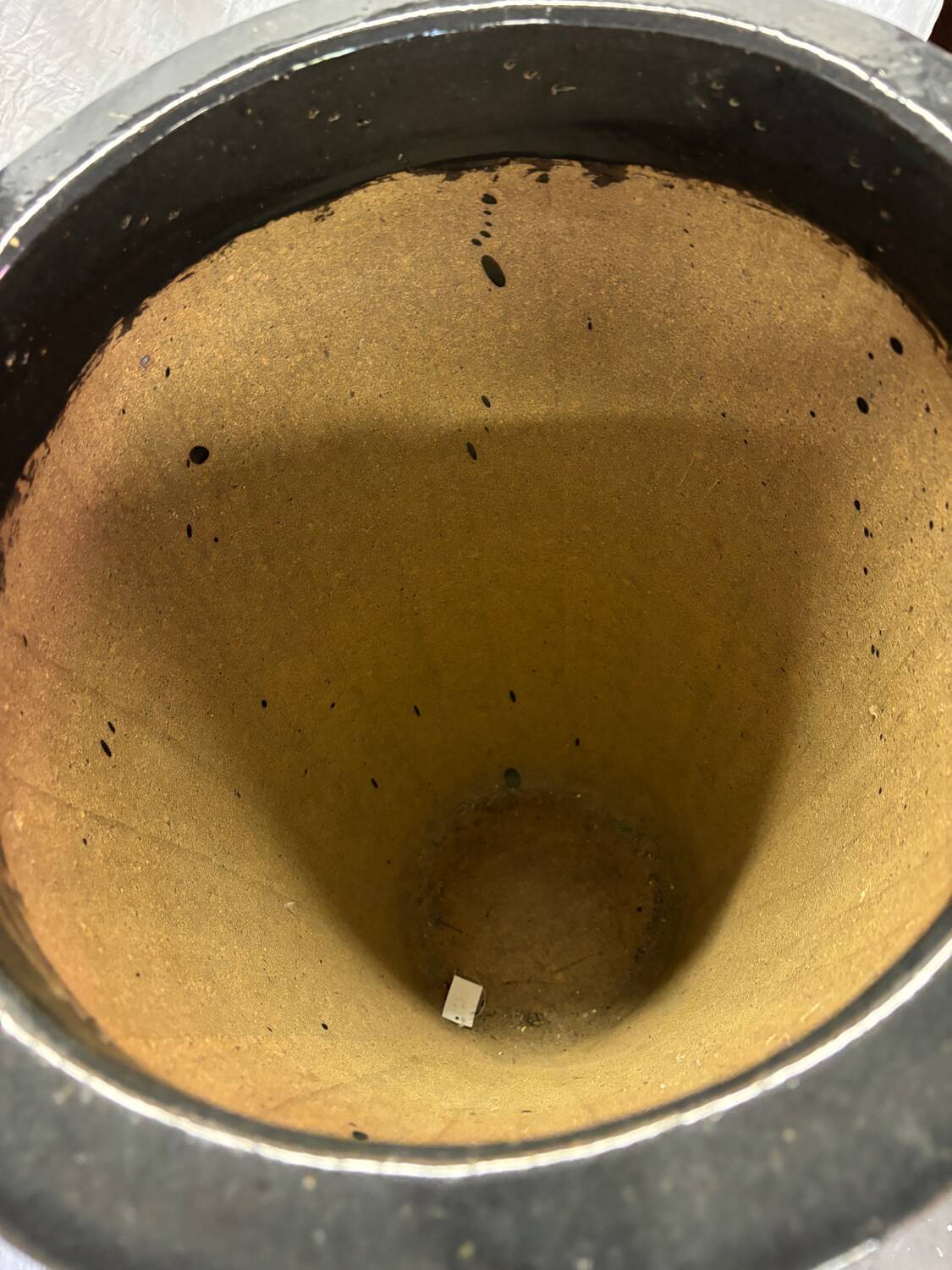 Grand pot en grès émaillé