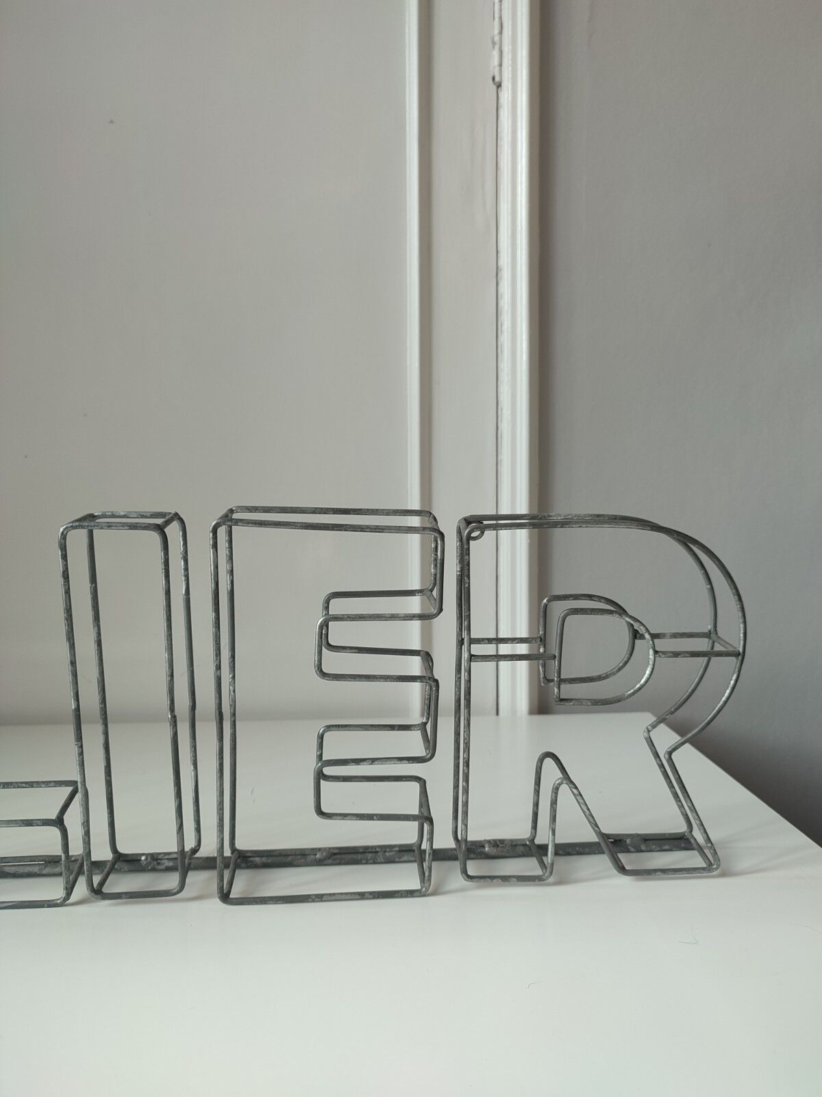 Zinc workshop sign