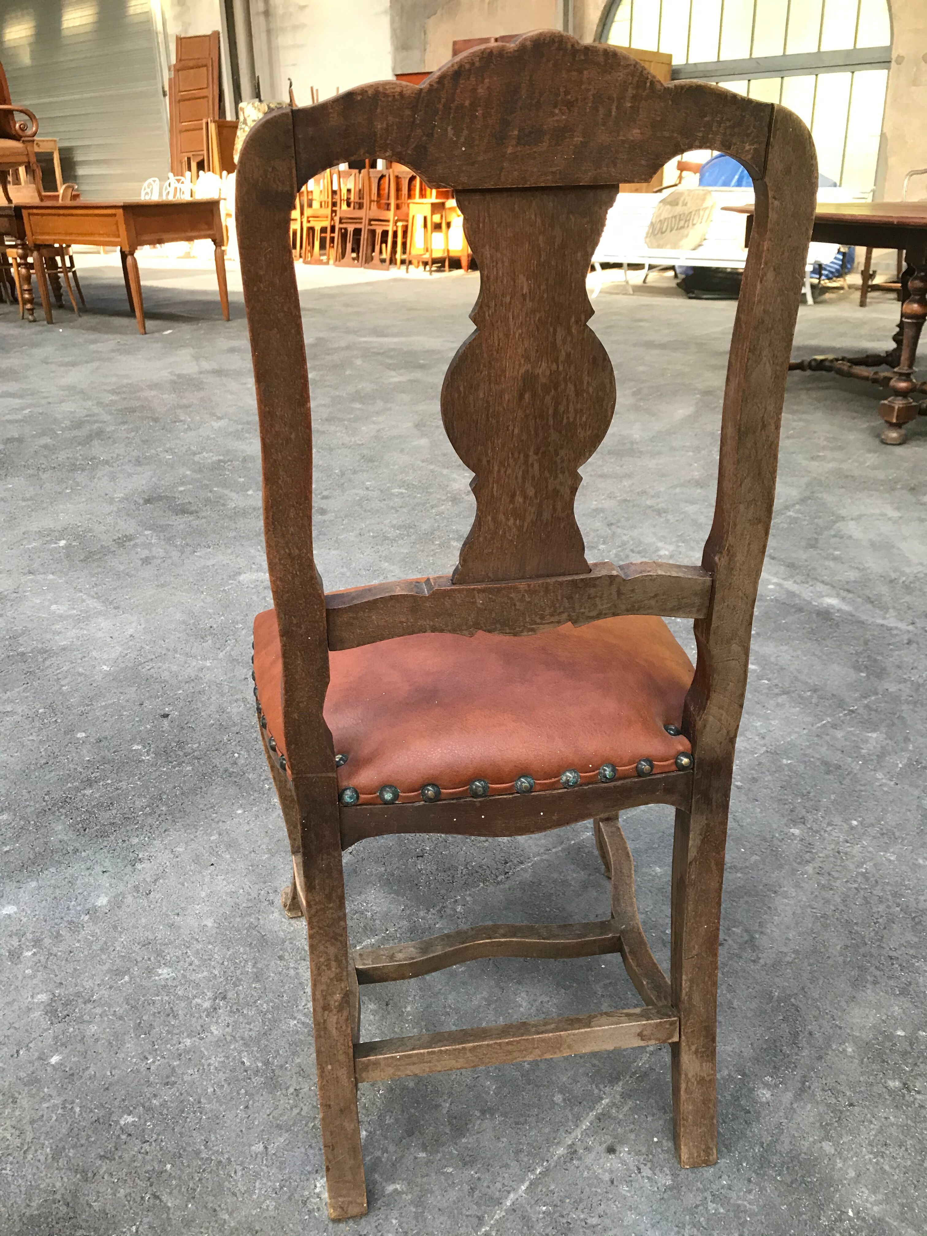 Suite of 6 Provençal criss-cross chairs