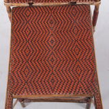 Vintage Rattan and bamboo Lounge chair, 1960s