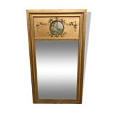 Miroir trumeau doré 68x122cm