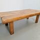Mid-Century Brutalist Coffee Table in Oak, Spain, 1960s