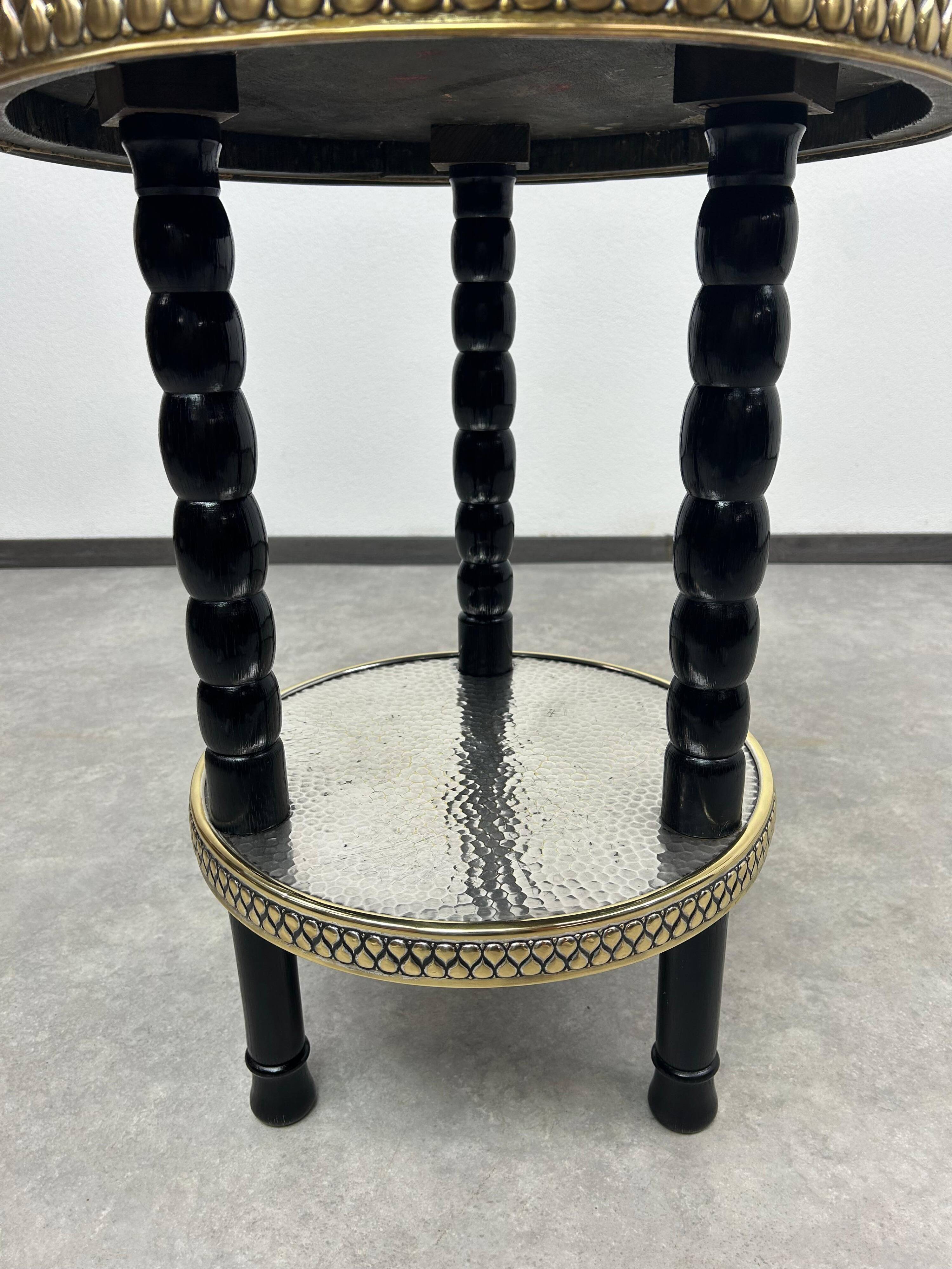 Black Art Deco side table