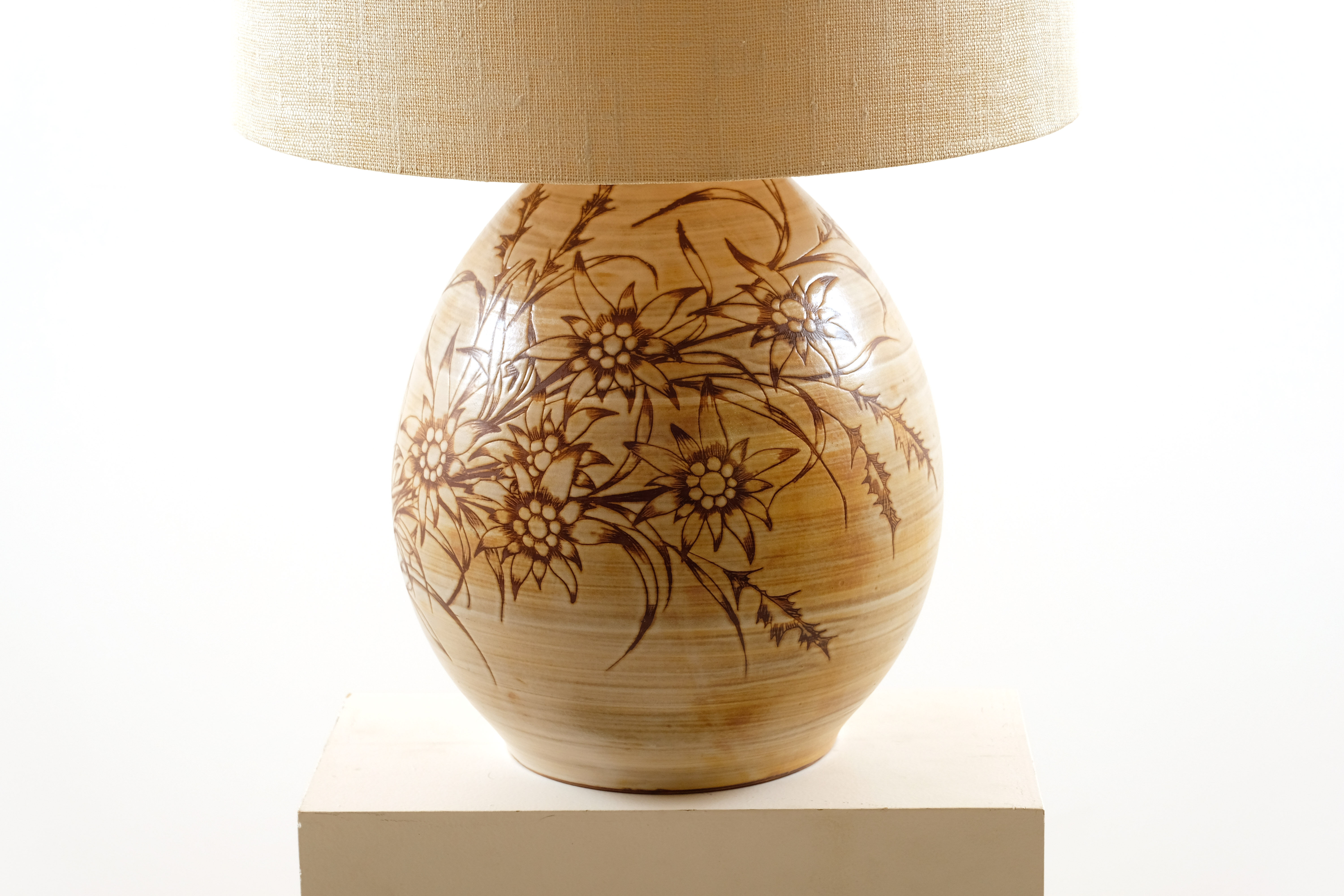 Lamp by Fonck and Mateo Vallauris 1960's