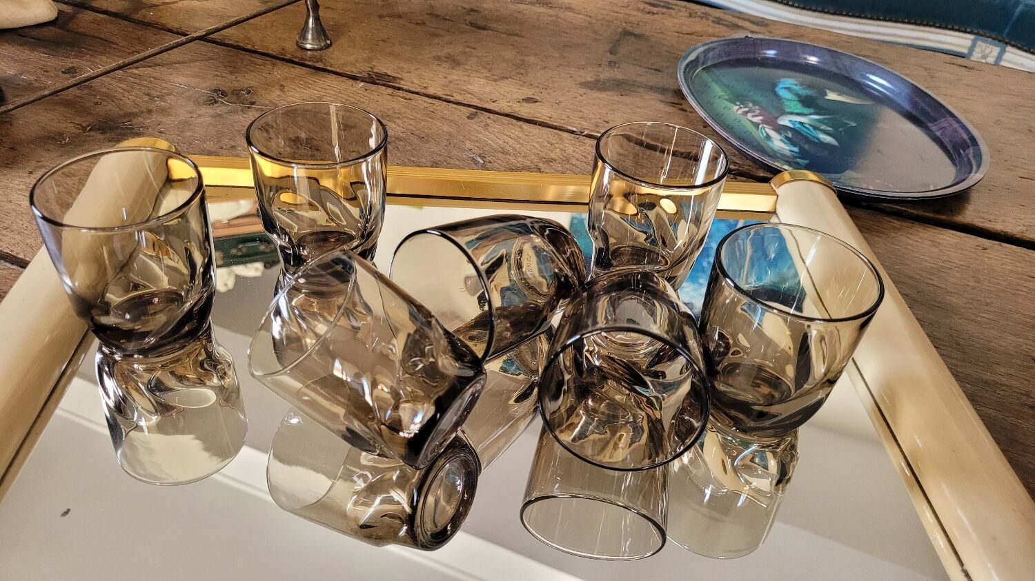 Verres à eau 80's